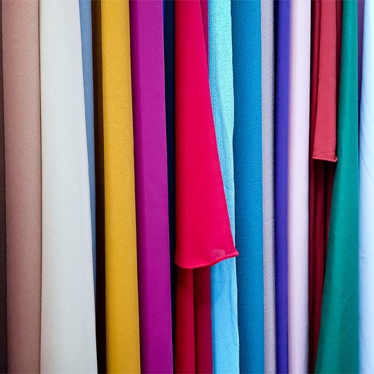 A wide range of fabric choices