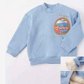 Lined & Composite Kids Sweatshirts
