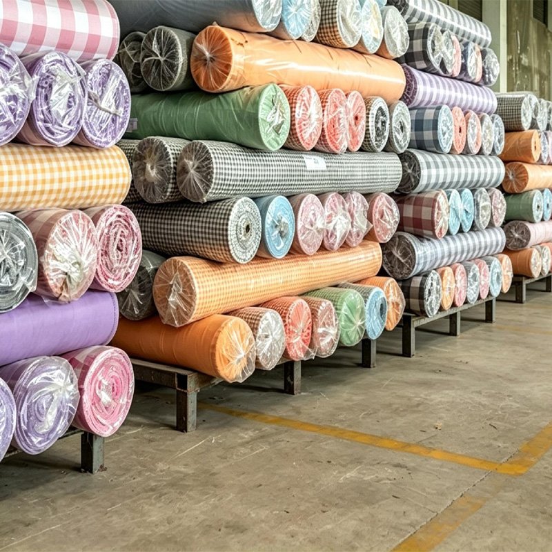 Commonly used fabrics are in stock