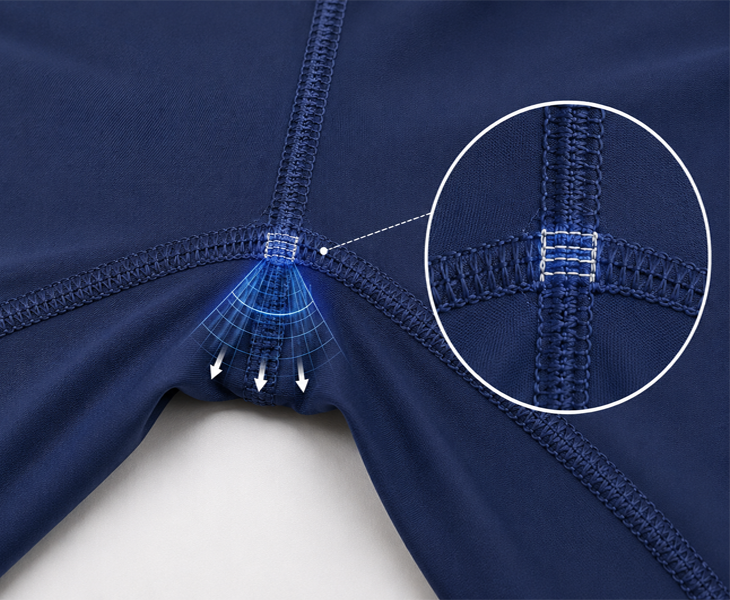 Sportswear that won't have the crotch seams come undone