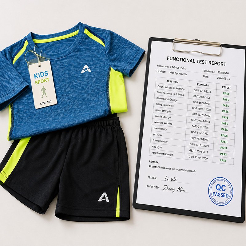 Each batch of bulk goods is accompanied by a functional test report