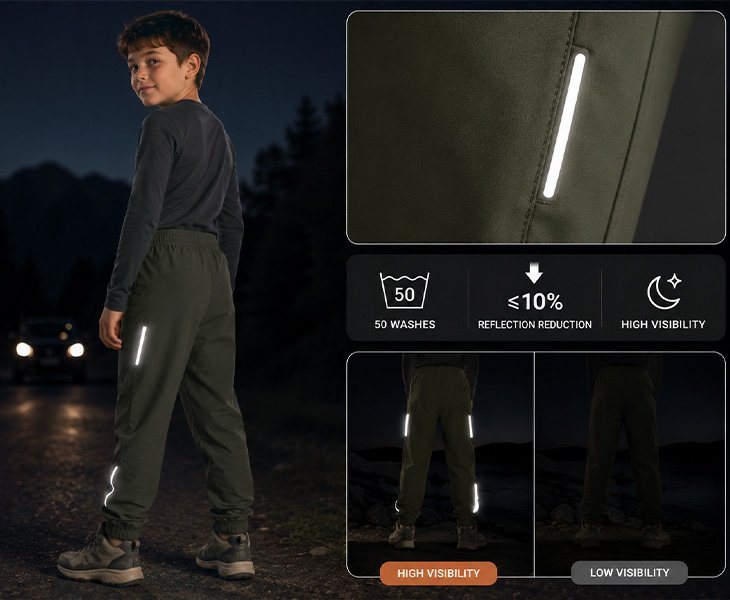 Reflective strips that are effective for a longer period of time
