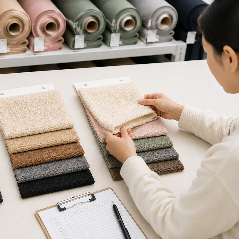 Stable fabric suppliers, locking in 2-3 suppliers for each type of fabric