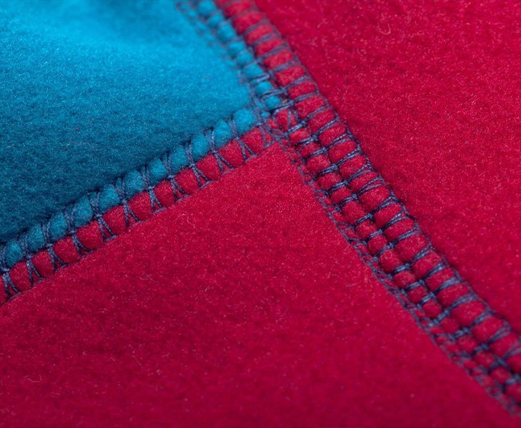 Stitching without rubbing the skin