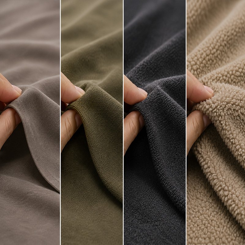 Customize fabrics to create differentiated tactile sensations