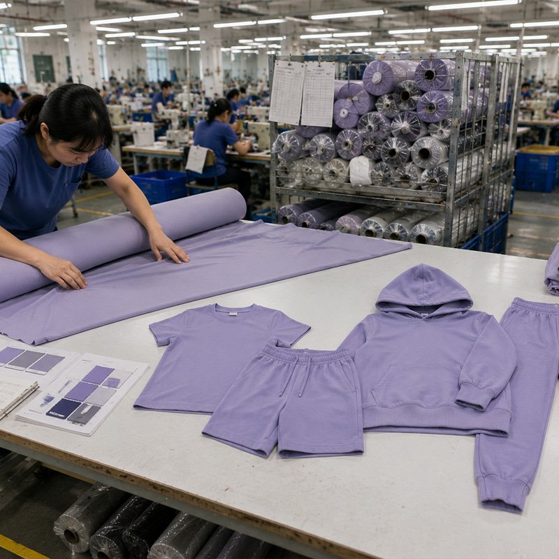 One fabric can be used to develop a series of products